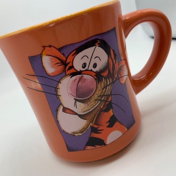 Disney Winnie the Pooh Tigger Ceramic Coffee Mug Orange/Purple - Picture 13 of 13